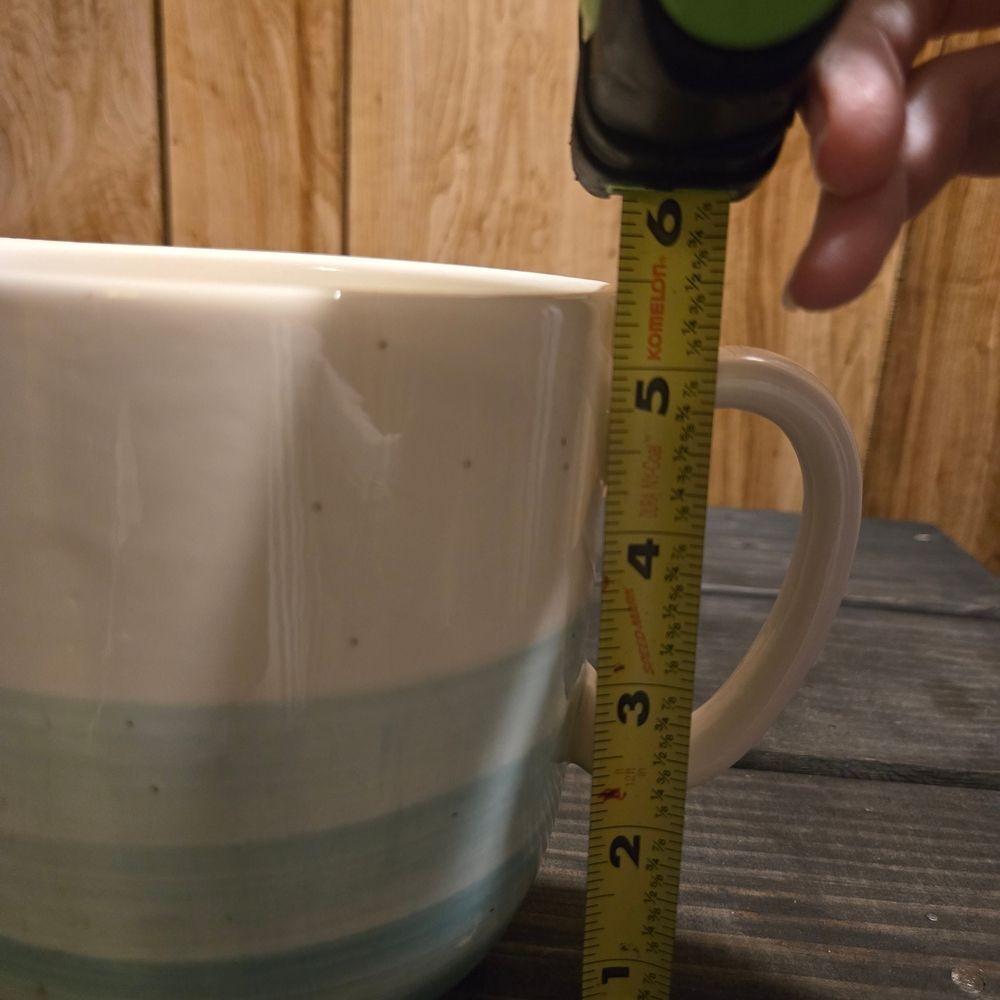 Boston Warehouse Reactive Glaze Pitcher, 44 oz, Aqua - Picture 5 of 6